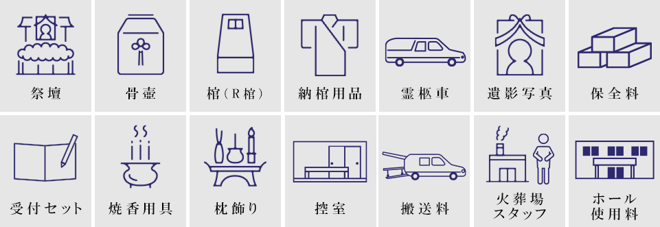 プランに含まれるもの